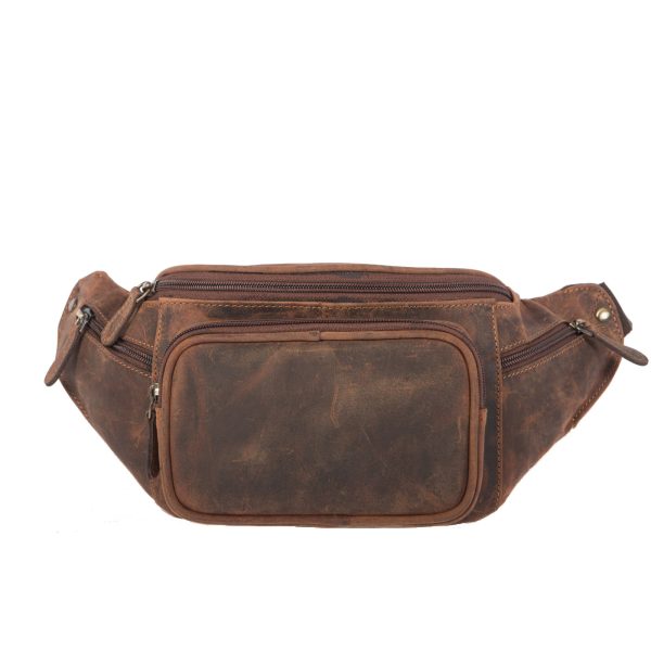 ΔΕ-808OIL - Δερμάτινο τσαντάκι μέσης