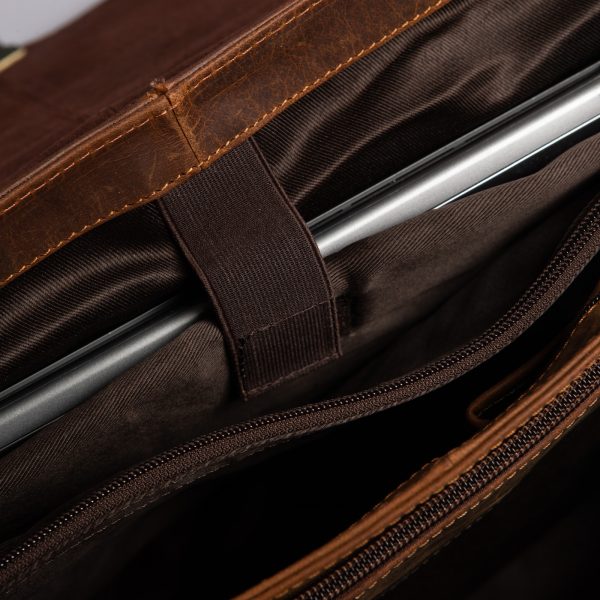 DE-16128OIL (4) - Δερμάτινη επαγγελματική τσάντα