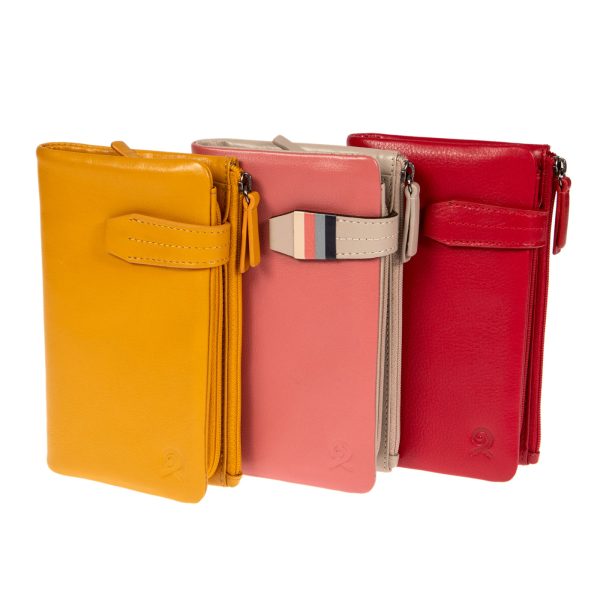 91612 (2) - Δερμάτινο γυναικείο πορτοφόλι