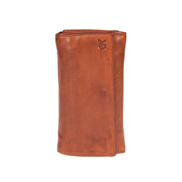 WS-200COGNAC (1) - Γυναικείο δερμάτινο πορτοφόλι